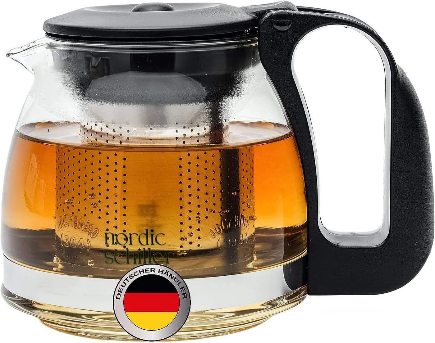Nordic Schiller Teekanne Glas 0,7 l mit Sieb - Bild 2