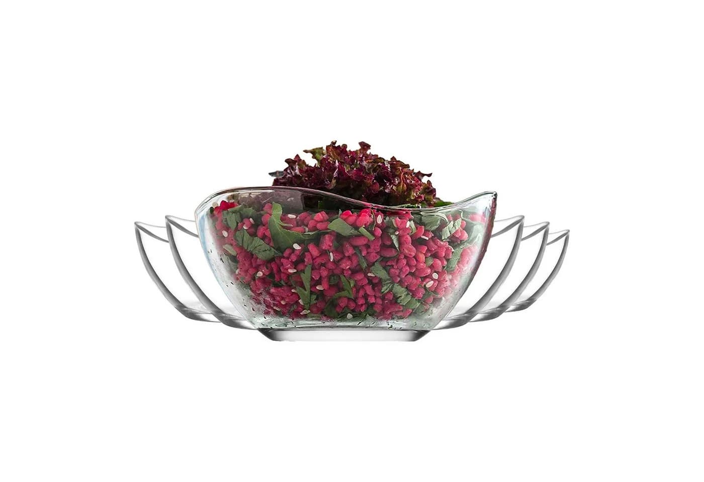 LAV Vira Glasschalen 12er-Set Transparent 310 ml - Bild 2