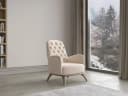 Möbeldreams Sofa-Set Ema 3-3-1 Modern Chesterfield Beige Bild 4
