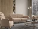 Möbeldreams Sofa-Set Ema 3-3-1 Modern Chesterfield Braun Bild 1