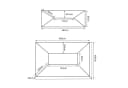 habeig Pavillon-Ersatzdach Wasserdicht PVC 3x4m Anthrazit Bild 4