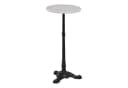 habeig Bistrotisch Marmorplatte Schwarz Metall Bild 2