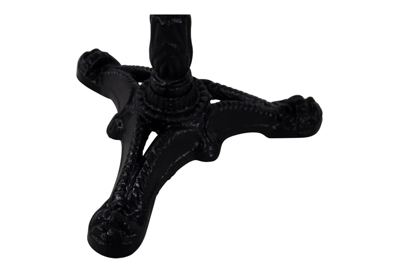 habeig Bistrotisch Marmorplatte Schwarz Metall - Bild 5