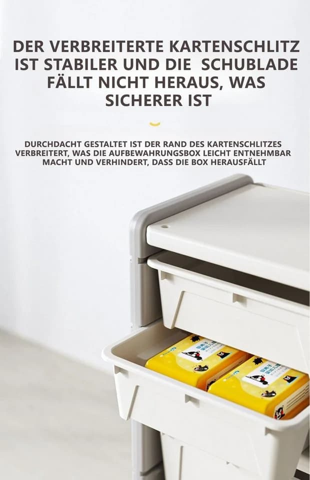 habeig Kinderregal Wal Aufbewahrungsregal Kinderzimmer Beige - Bild 5