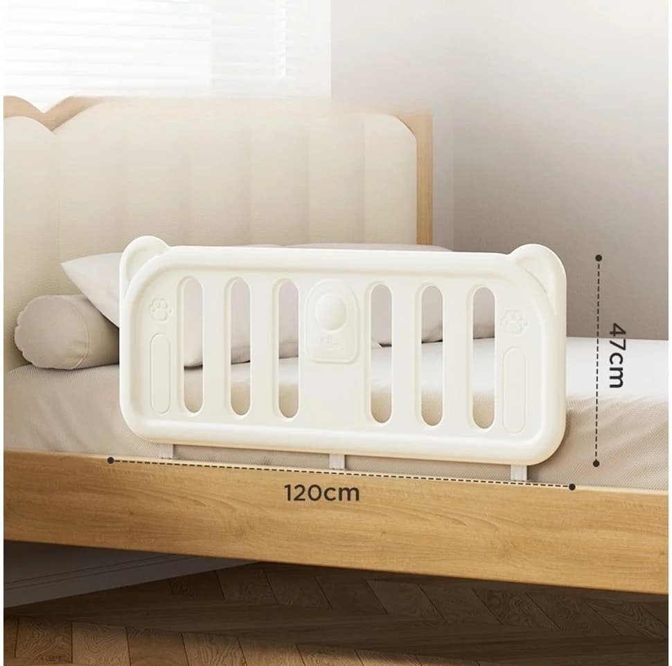 habeig Babybett Bettgitter 120x47cm Rausfallschutz extrem stabil - Bild 2