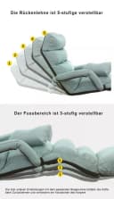 habeig Relaxsessel Beige 5-fach Verstellbar Bild 5