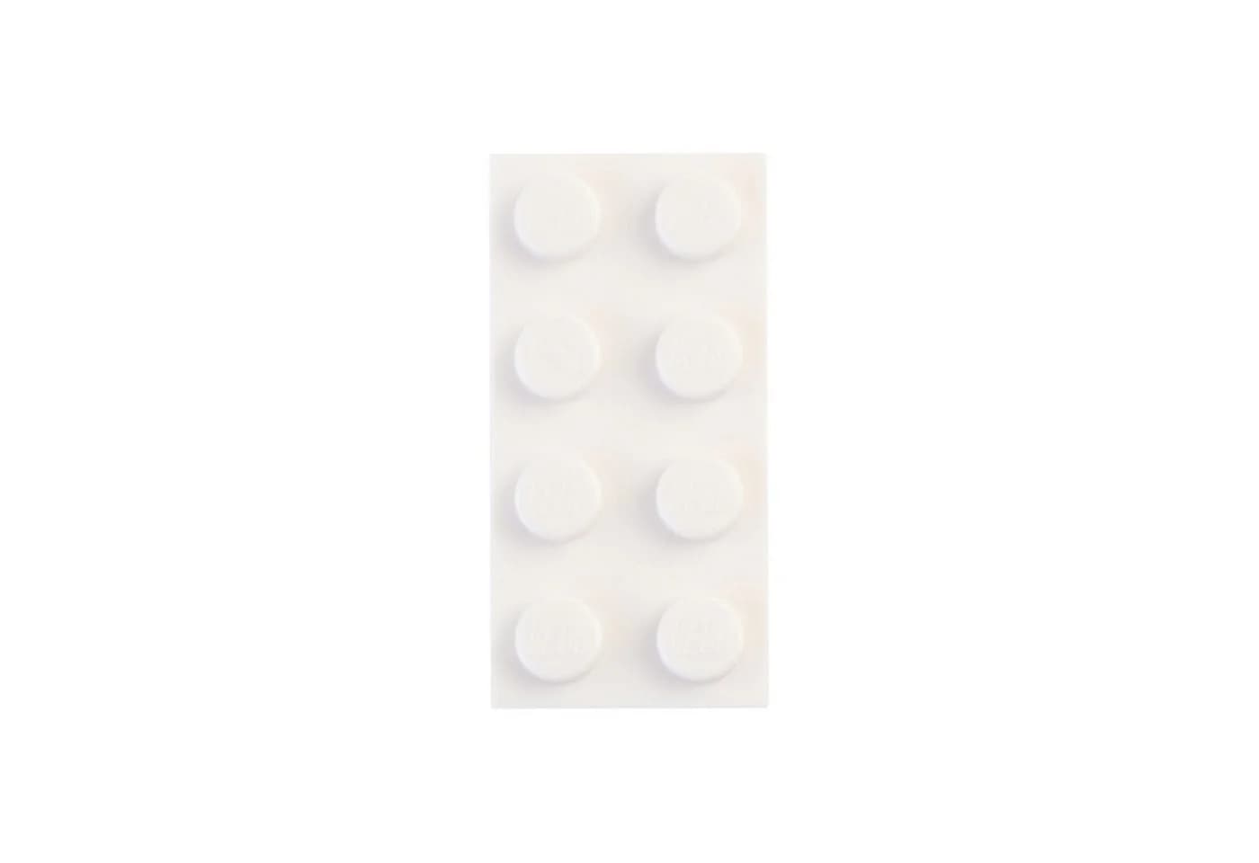 LEGO® 2x4 Steine Bausteine Weiß - 100x Spielbausteine Kreativ-Set