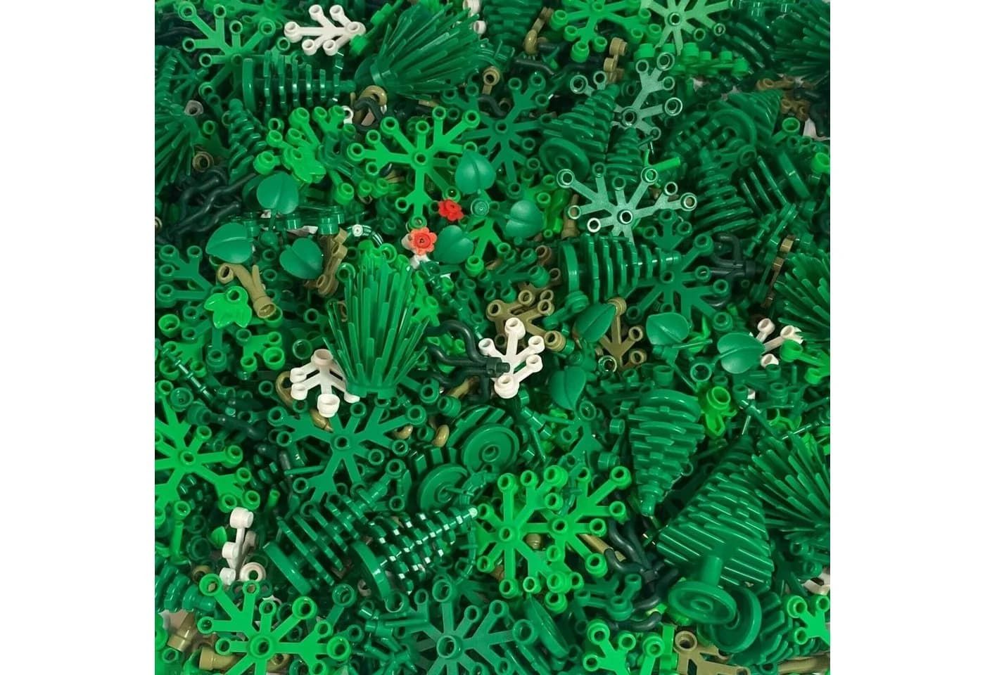 LEGO® Pflanzenelemente Gemischt 25-tlg. Grün Spielbausteine
