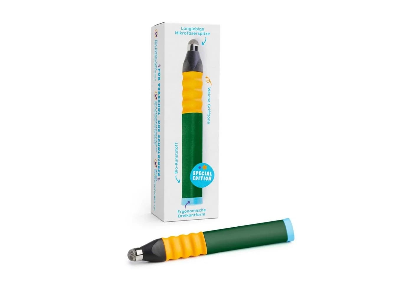 Edurino Ergonomischer Lernstift Dunkelgrün für Kinder - Bild 2