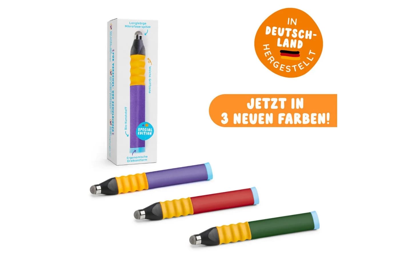 Edurino Ergonomischer Lernstift Dunkelgrün für Kinder - Bild 4
