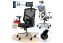 ELITESEATS Ergonomischer Bürostuhl Schwarz 150kg Belastbar Atmungsaktiv Bild 2