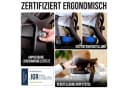 ELITESEATS Ergonomischer Bürostuhl Schwarz 150kg Belastbar Atmungsaktiv Bild 3
