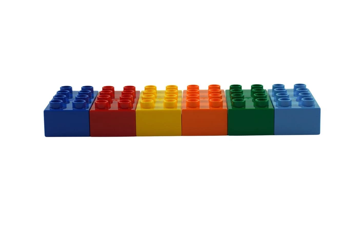 LEGO® DUPLO® 2x4 Steine 25x Bunt