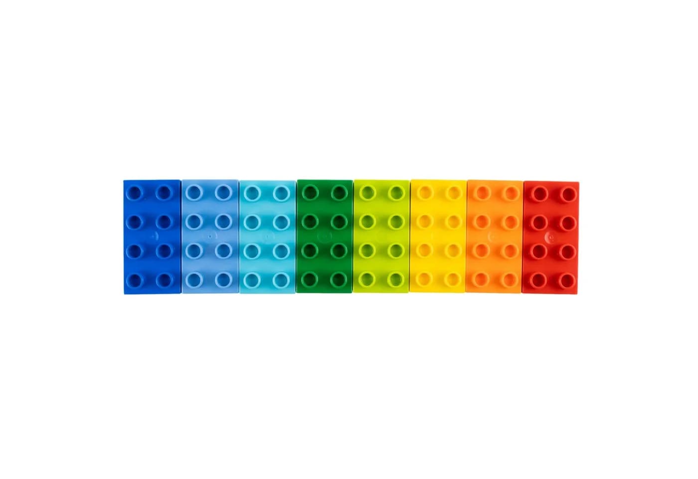 LEGO® DUPLO® 2x4 Steine Bausteine Bunt Gemischt - 50 Teile Kreativ-Set - Bild 5