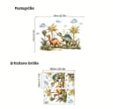 Montegoni Wandsticker Jurassic Forest Dinosaur 84x54cm Selbstklebend Bild 1