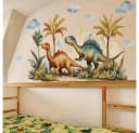 Montegoni Wandsticker Jurassic Forest Dinosaur 84x54cm Selbstklebend Bild 5
