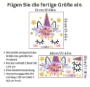 Montegoni Wandsticker Einhorn Kinderzimmer selbstklebend Bild 1