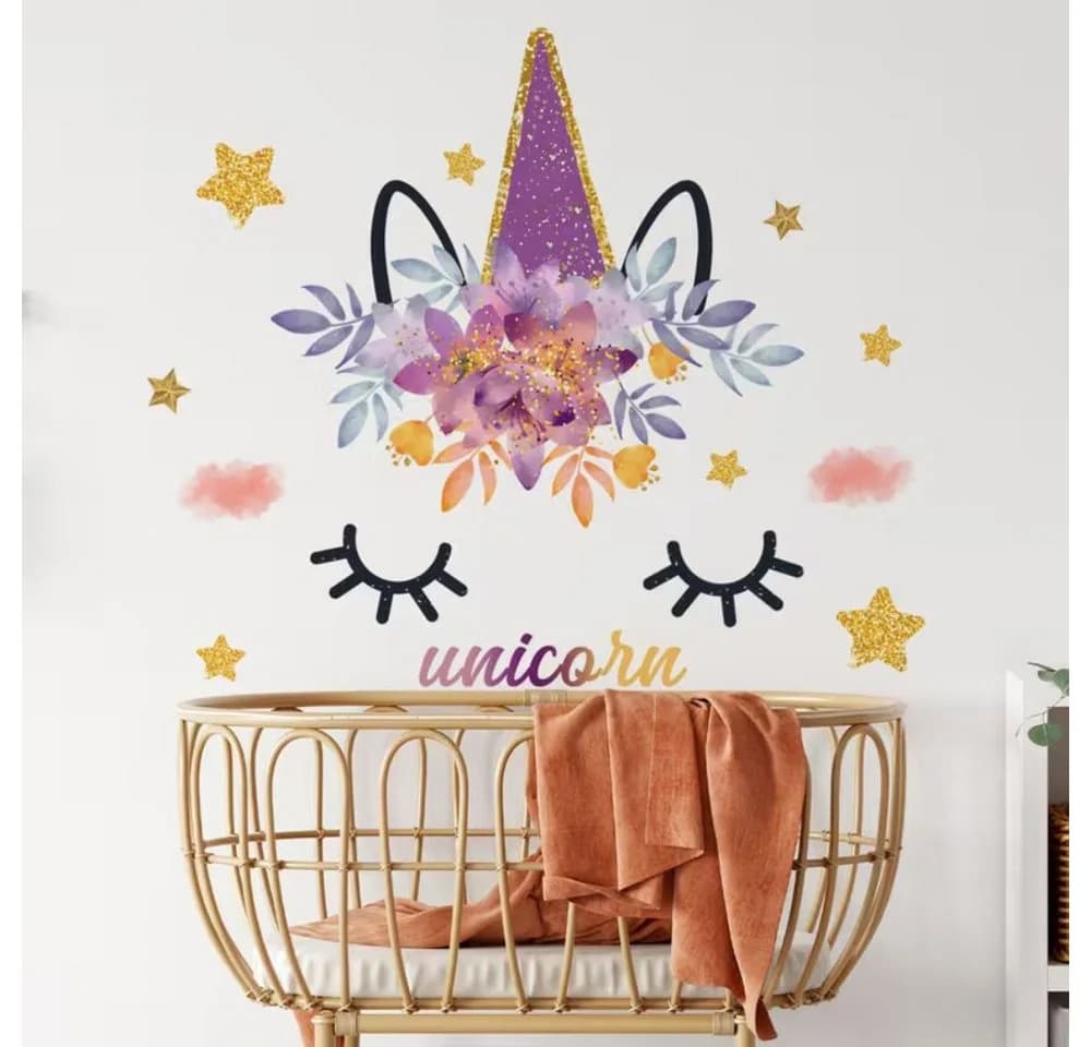 Montegoni Wandsticker Einhorn Kinderzimmer selbstklebend - Bild 3