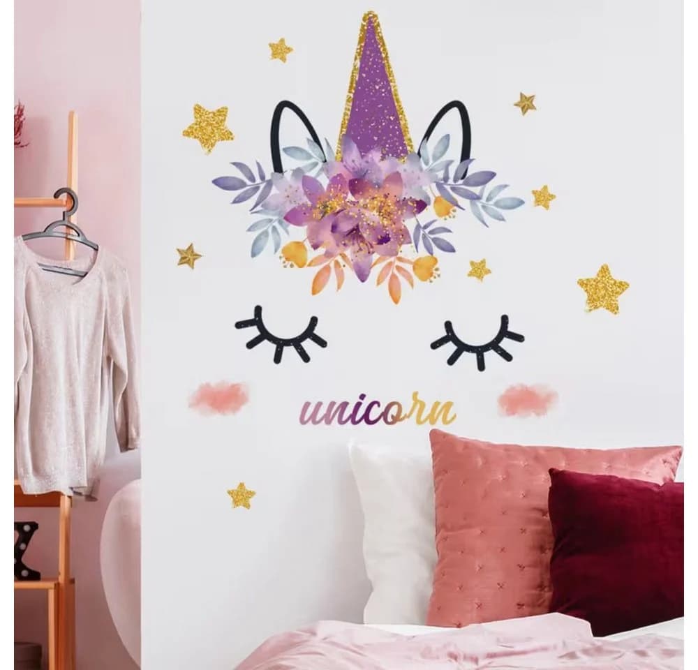 Montegoni Wandsticker Einhorn Kinderzimmer selbstklebend - Bild 4