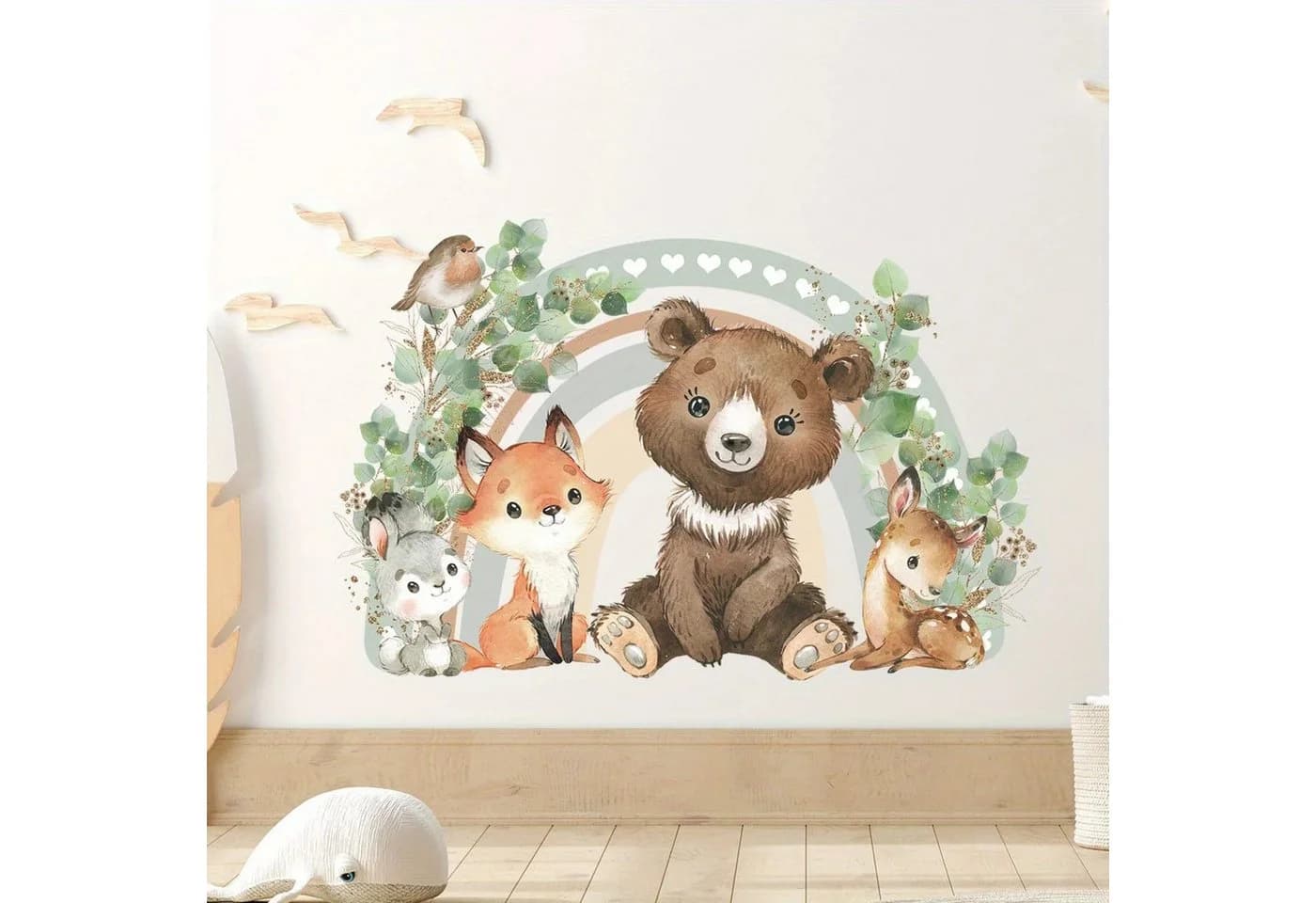 Montegoni Wandsticker Kinder Tier Waldtiere Safari - Bild 2