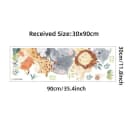 Montegoni Wandsticker Kinderzimmer Waldtiere Elefant Giraffe Kaninchen Bild 4