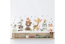Montegoni Wandsticker Kinder Tier Wandaufkleber Braun Waldtiere Bild 1