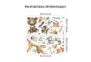 Montegoni Wandsticker Kinder Tier Wandaufkleber Braun Waldtiere Bild 5