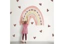 Montegoni Wandtattoo Kinder Selbstklebend Herz-Regenbogen Bunt Bild 2