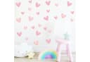 Montegoni Wandsticker Kinder 60 Stück Rosa Herzform Selbstklebend Bild 3