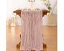 Montegoni Tischläufer RomSeihtuch Tischläufer lang Boho Rosa Bild 3