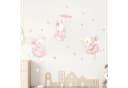 Montegoni Wandtattoo Kinder Tier Wandsticker Kaninchen Tanzen Herz Bild 4