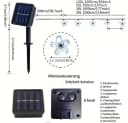 Montegoni Solar Lichterkette 5m 20 LED Kirschblüten Warmweiß Dimmbar Bild 1