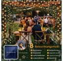 Montegoni Solar Lichterkette 5m 20 LED Kirschblüten Warmweiß Dimmbar Bild 3