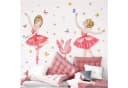 Montegoni Wandtattoo Kinder Prinzessin Schwan Blumen Bild 3
