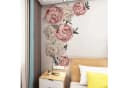 Montegoni Wandtattoo Pfingstrose Rosenblüten Wandsticker Wasserdicht Abnehmbar Bild 3