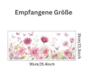 Montegoni Wandsticker Schmetterling Blumen Rosa Selbstklebend Bild 1