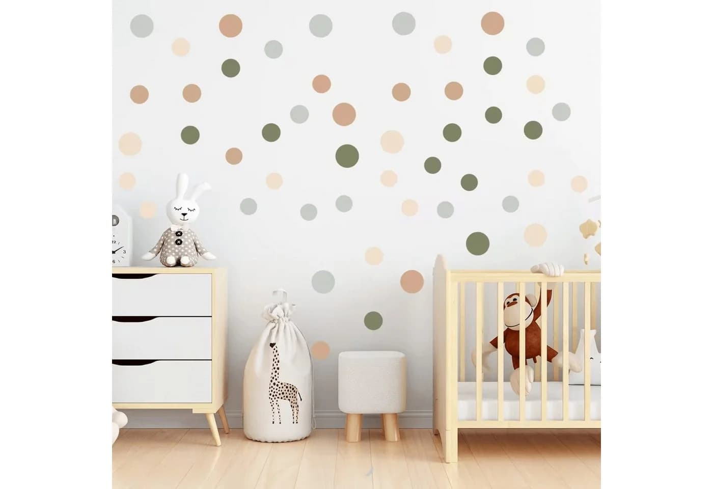 Montegoni Wandsticker Farb punkt Wandaufkleber Bunt Modern - Bild 2