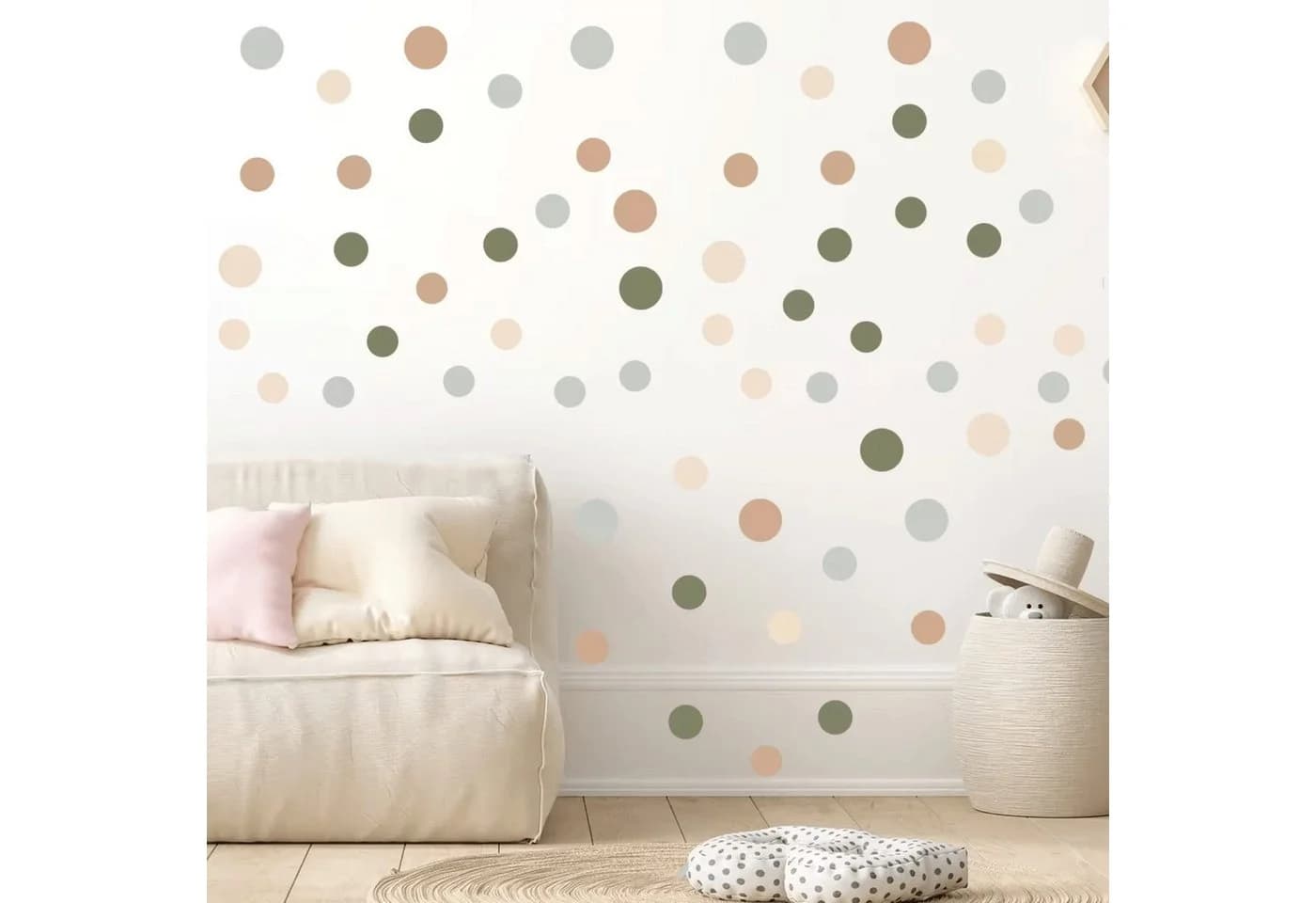 Montegoni Wandsticker Farb punkt Wandaufkleber Bunt Modern - Bild 4