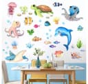 Montegoni Wandtattoo Unterwasserwelt 4-tlg. Bunt PVC Bild 2