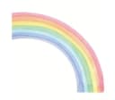 Montegoni Wandtattoo XXL Regenbogen Sterne Kinderzimmer Bunt PVC Bild 4