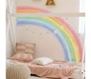 Montegoni Wandtattoo XXL Regenbogen Sterne Kinderzimmer Bunt PVC Bild 5