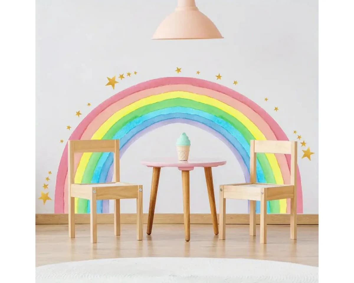 Montegoni Wandsticker XXL Wandtattoo für Kinderzimmer, Abnehmbar, wiederverwendbar, wasserdicht und einfache Peel-Anwendung - Bild 2
