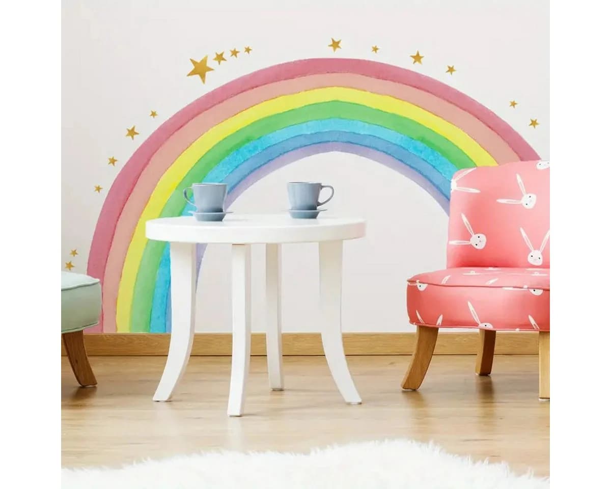 Montegoni Wandsticker XXL Wandtattoo für Kinderzimmer, Abnehmbar, wiederverwendbar, wasserdicht und einfache Peel-Anwendung - Bild 4