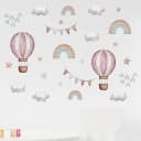 Montegoni Wandsticker Aquarell Rosa Ballon & Regenbogen Bild 5