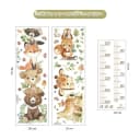 Montegoni Wandtattoo Lustige Tier-Höhenmesser Wandsticker Kinderzimmer Bunt Bild 4