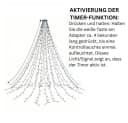 Montegoni LED-Lichterkette 280 LEDs mit Timer, IP65 Wetterfest, Weiß Bild 3