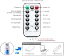 Montegoni Lichterkette 3x3M 300 LED USB Fernbedienung 8 Modi Warmweiß IP65 Bild 4