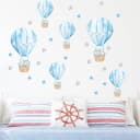 Montegoni Wandsticker Babyelefant Heißluftballon Sterne Selbstklebend Bild 1