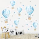 Montegoni Wandsticker Babyelefant Heißluftballon Sterne Selbstklebend Bild 2