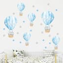 Montegoni Wandsticker Babyelefant Heißluftballon Sterne Selbstklebend Bild 3